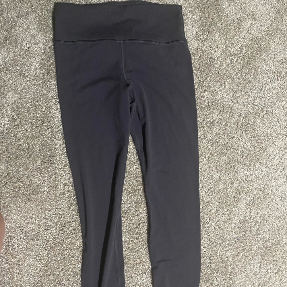 Dark grey ultra high rise elation tight